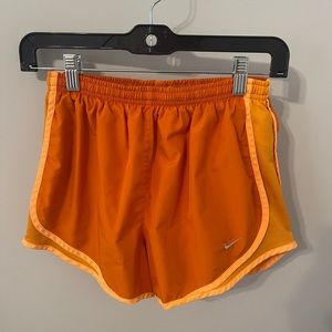 Nike Dri-fit orange shorts